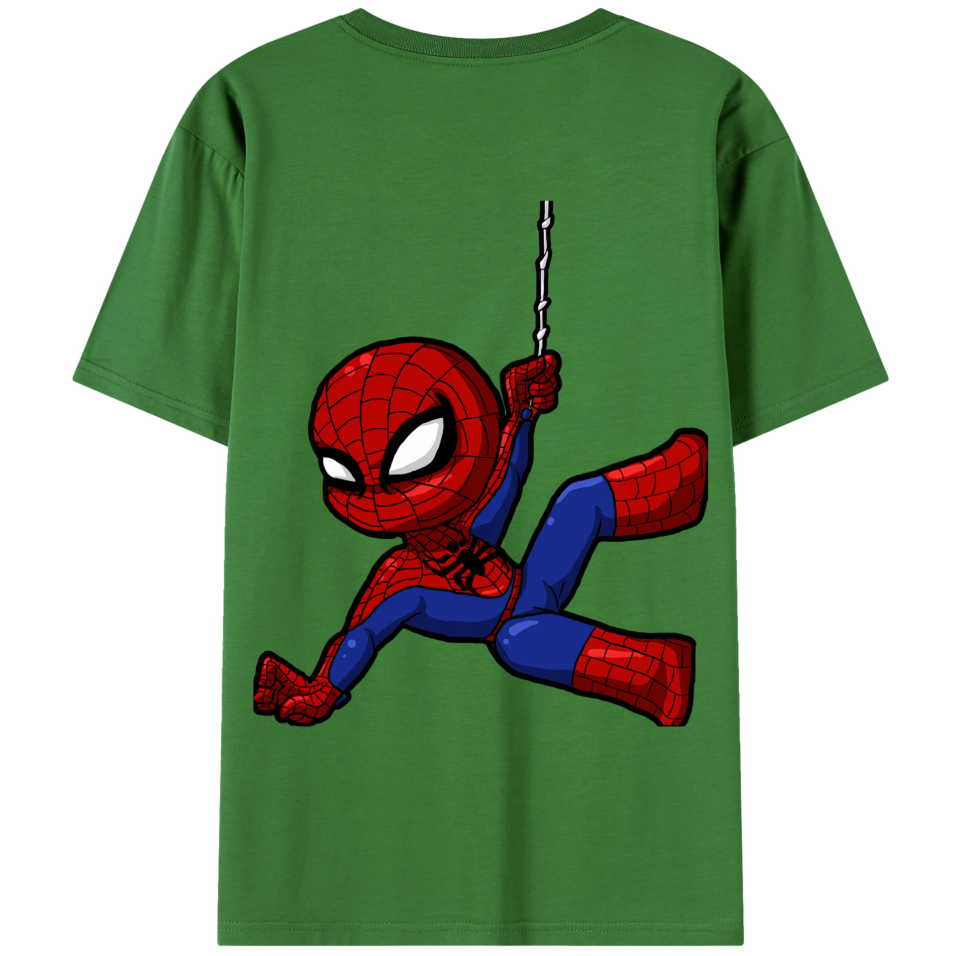 （画像用） Spider Man スパイダーマン レディース半袖Tシャツ(バックプリント)